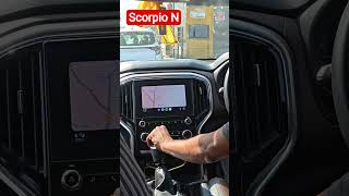 Black scorpio N on toll tax #viral #scorpio #blackscorpioclassic