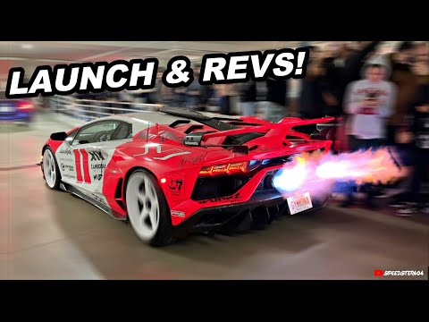 INSANE DDE Gintani SVJ LAUNCH & REVS! $10M Supercars Shut Down Underground Car Meet!