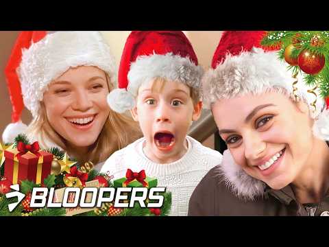 HOLIDAY MOVIE BLOOPERS MASHUP  | Funniest Outtakes from Christmas Classics