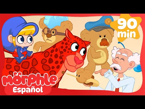 Los bandidos convierten a todos en ositos! 🐻 Mila y Morphle salvan el día | Caricaturas para Niños