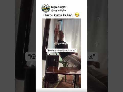 Harbi kuzu kulağı 😂