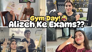 Alizeh Preparing Her For Exams🫢| Gym Join Krliya🤭| Day 01 | PK GIRLS 