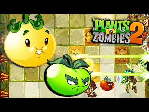 EQUIPO DE TOMATES RETO DIFICIL - Plants vs. Zombies 2