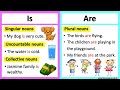 Noun and Verb Agreement Exercises