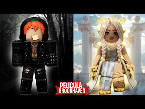 LUZ Y OSCURIDAD 💛🖤 BROOKHAVEN PELICULA ROBLOX 🏡