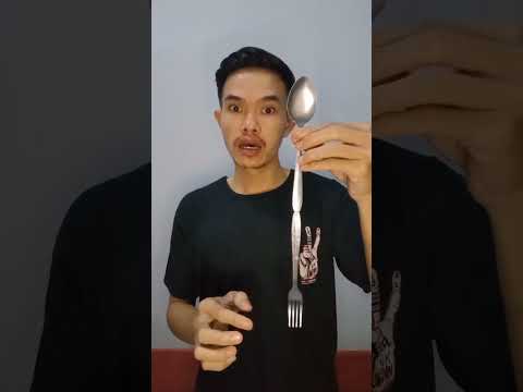 MENYALA ? Trik Sulap Sendok dan Garpu Termudah ? #youtubeshorts #shorts #trending #magic #viral