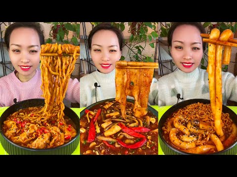 Spicy Chinese Food Noodles Mukbang Asmr | Cn Lifetime Asmr