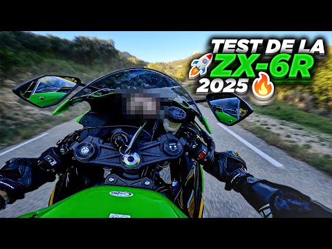 TEST DE LA ZX-6R 2025 🔥🚀 UNE DINGUERIE