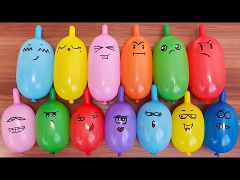 Fluffy Slime with Funny Balloons Satisfying ASMR #2568