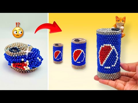 Make The Best Magnet Art, Pepsi cans ASMR | My Magnet #art #pepsi