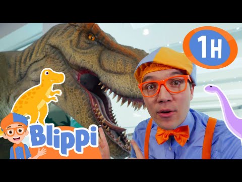 Blippi and the Dinosaur Meeting! 🐱‍🐉 | Animals for Kids | Educational Videos | Learn about Animals