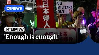 YouTube video thumbnail: Okinawans 'Outraged' After Alleged Murder of Local Woman by US Marine