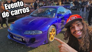 Eu, mas num evento de carros