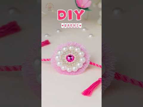 DIY Rakhi for Brother 🌸✨| Easy Cute Rakhi Making Ideas #shorts #rakhi #rakhimaking #handmade