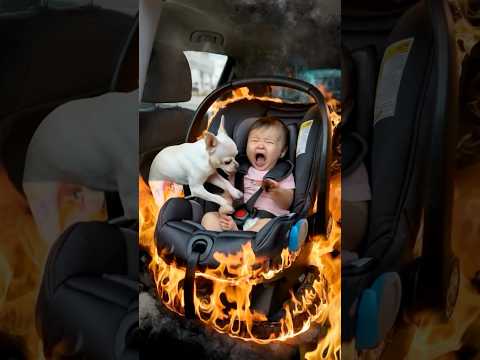 Heroic Chihuahua Saves Baby Girl from Burning Car – A Jaw-Dropping Rescue!
