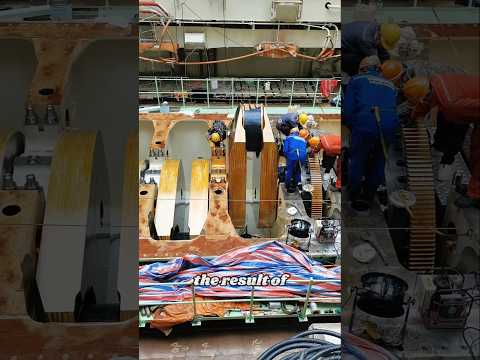 World's Largest Engine: 300-Ton Crankshaft, 110,000 HP, and Burns 13,000L Diesel/Hour! 🚢