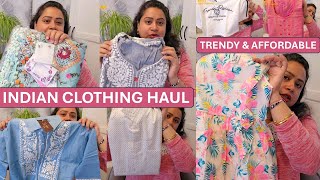 Affordable & Stylish Indian Clothing Haul From Amazon, V Mart, Trends & AS Fashion Haridwar - Part 1
