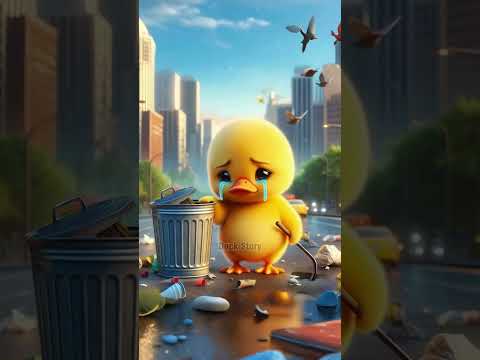 bebek sedih menemukan emas 😢🪙 #bebeklucu  #duckshorts #bebek  #ai #shorts