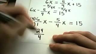 Solving Linear Equations | Algebra