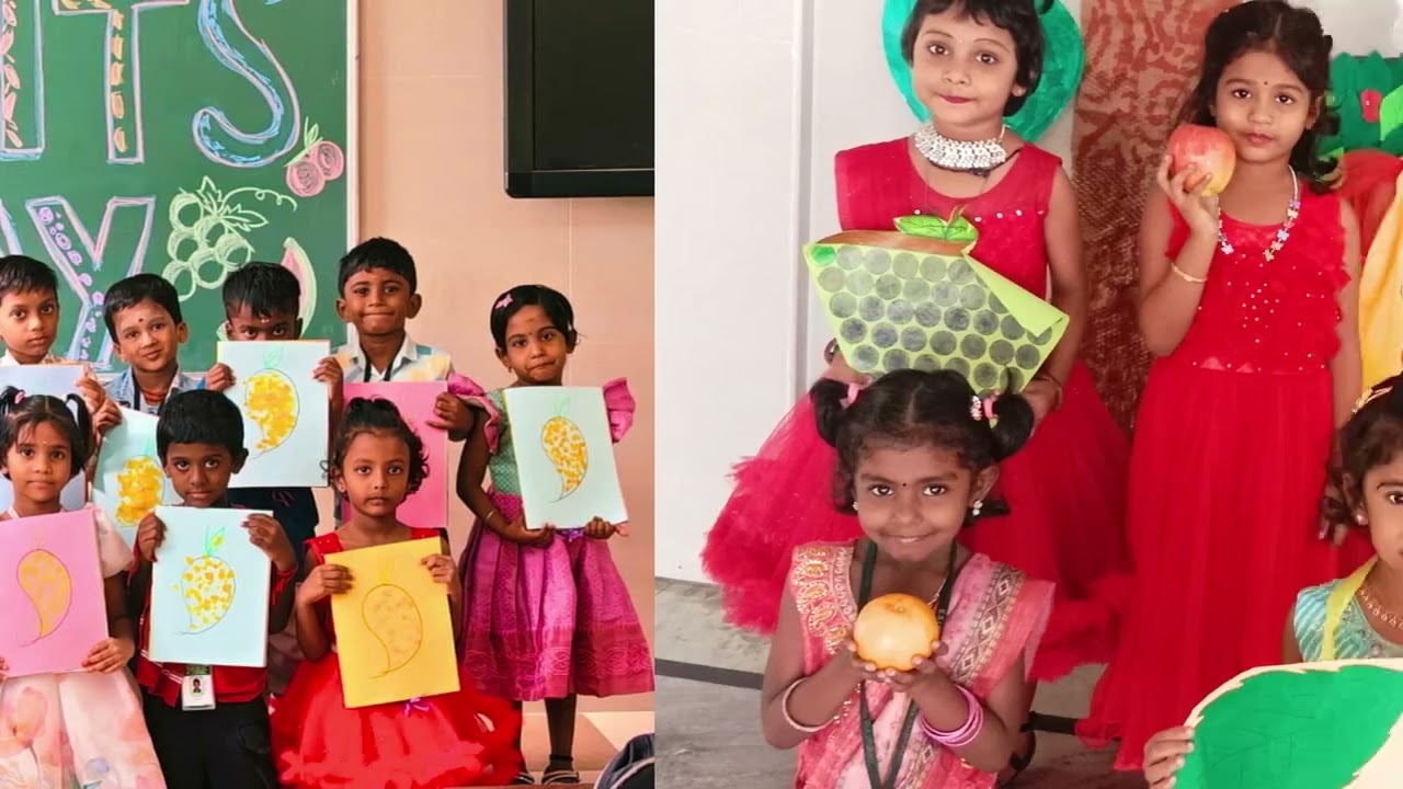Fruits Day Celebration by E.S Lords Nursery Students