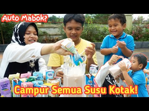 BORONG SEMUA SUSU KOTAK ANEKA RASA DICAMPUR JADI SATU ‼️