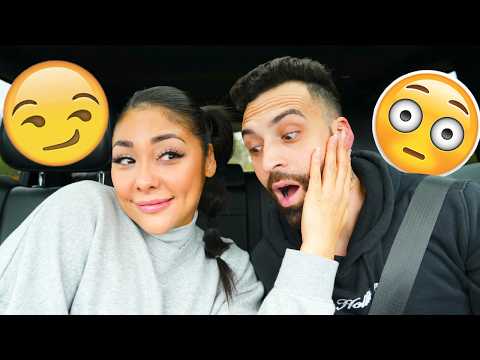 RANDOMLY FLIRTING WITH MY BOYFRIEND WHILE HE DRIVES! *GOT CRAZY*