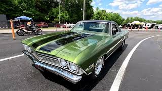 Took my '68 El Camino to the dragstrip. It's slow but we got a baseline on the stock 327.