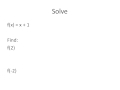 Evaluating Linear Functions and Their Properties