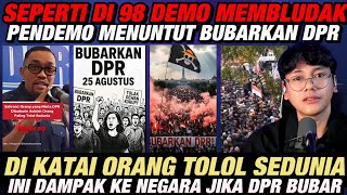 HEBOH! DEMO “BUBARKAN DPR” MENDADAK VIRAL! RAKYAT KECEWA BERGERAK..INI DAMPAK BAGI NEGARA || JOKOWI