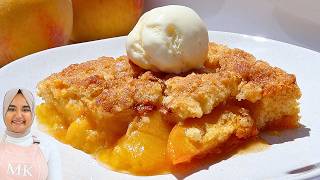 The best ever PEACH COBBLER. Buttery & crisp!