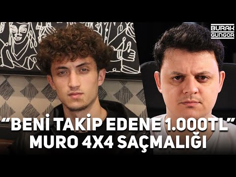 T*CİZ EDEN TİKTOKER - Beni Takip Edene 1000TL Saçmalığı (MURO 4X4)