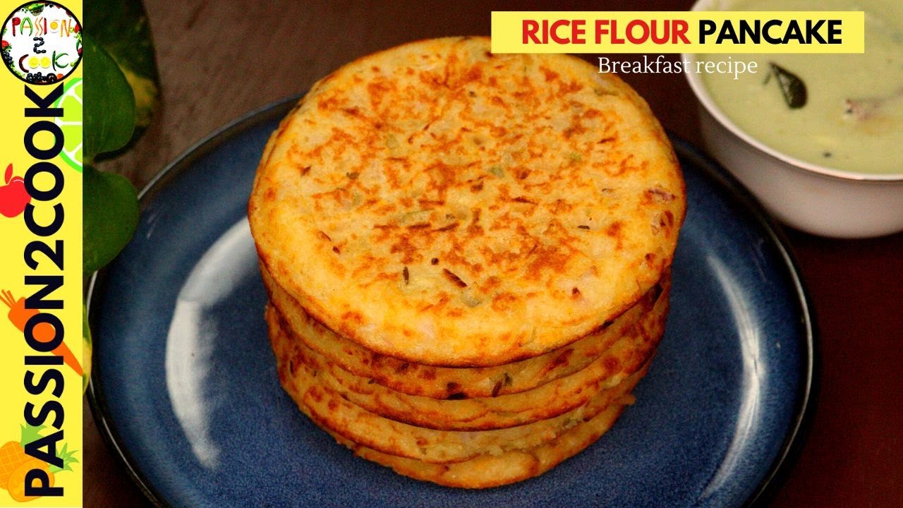 Healthy Rice flour pancakes | Recipes with rice flour | breakfast recipe