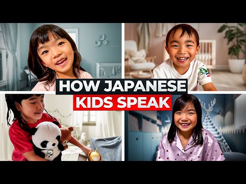 How Japanese Kids Speak Japanese (4 to 6 y/o)