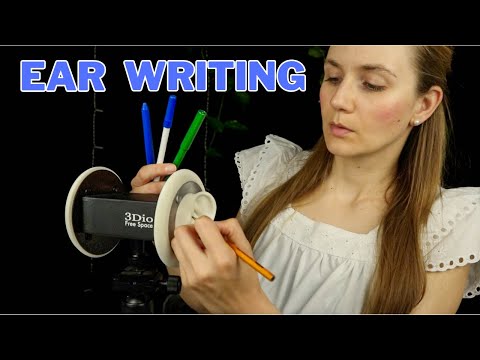 ASMR Actually Writing & Scribbling IN & ON Your Ears