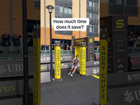 How much time do you think the short chute saves?