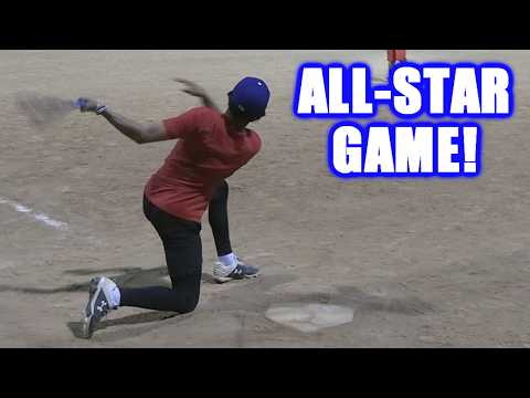 HE HOMERED OFF ONE KNEE IN THE ALL-STAR GAME! | On-Season Softball Series