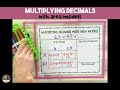 Multiplying Decimals with Area Models