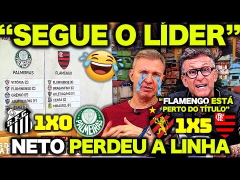 NETO PERDE a LINHA com VELLOSO ! "O FLAMENGO ESTÁ PERTO do TÍTULO ! PALMEIRAS QUE SE CUIDE !"