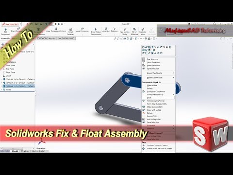 How To Unfix Assembly Solidworks, Jobs EcityWorks