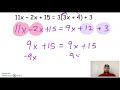 Solving Special Cases of Equations with Variables on Both Sides