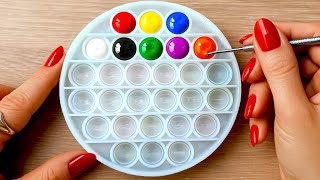 Satisfying Color Mixing Making 24 Colors with Only 3 Primary Colors!
