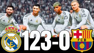 MESSI RONALDO NEYMAR & MBAPPE | ALL STARS | REAL MADRID 100-0 BARCELONA | EA FC 26