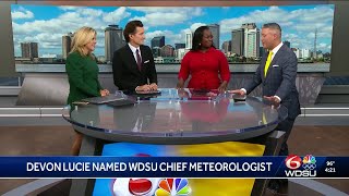 WDSU names Devon Lucie Chief Meteorologist