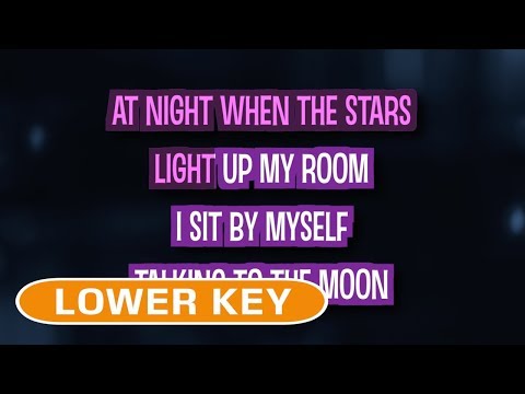 Talking To The Moon (Karaoke Lower Key) – Bruno Mars