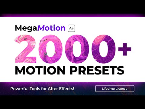 Poster - MegaMotion | Animation Motion Presets