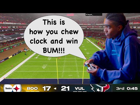 Opponent Trash Talks About Chewing Clock! Madden 25 Ultimate Team Gameplay