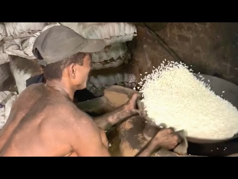 India Last Mill to Make Rice Puff/ Murmura😍 Most Hardworking Job In World!!