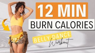 Belly Dance Burn | 12 Minutes of Rolls, Shimmies & Travel Steps