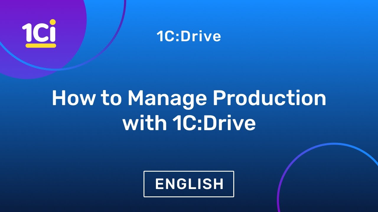 How to Manage Production Processes with 1C:Drive ERP | 3/23/2021

In this video, you will see how production companies can effectively automate and manage their business processes with the ...
