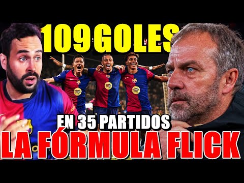 El BARÇA de Hansi Flick ¡109 GOLES en 35 partidos! Una MÁQUINA de JUGAR al FÚTBOL